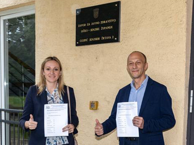 Zamjenica i župan ispred Zavoda s negativnim nalazom testiranja na droge                                                                                                                                                                                  